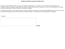 Tablet Screenshot of anon.southeasternbank.com